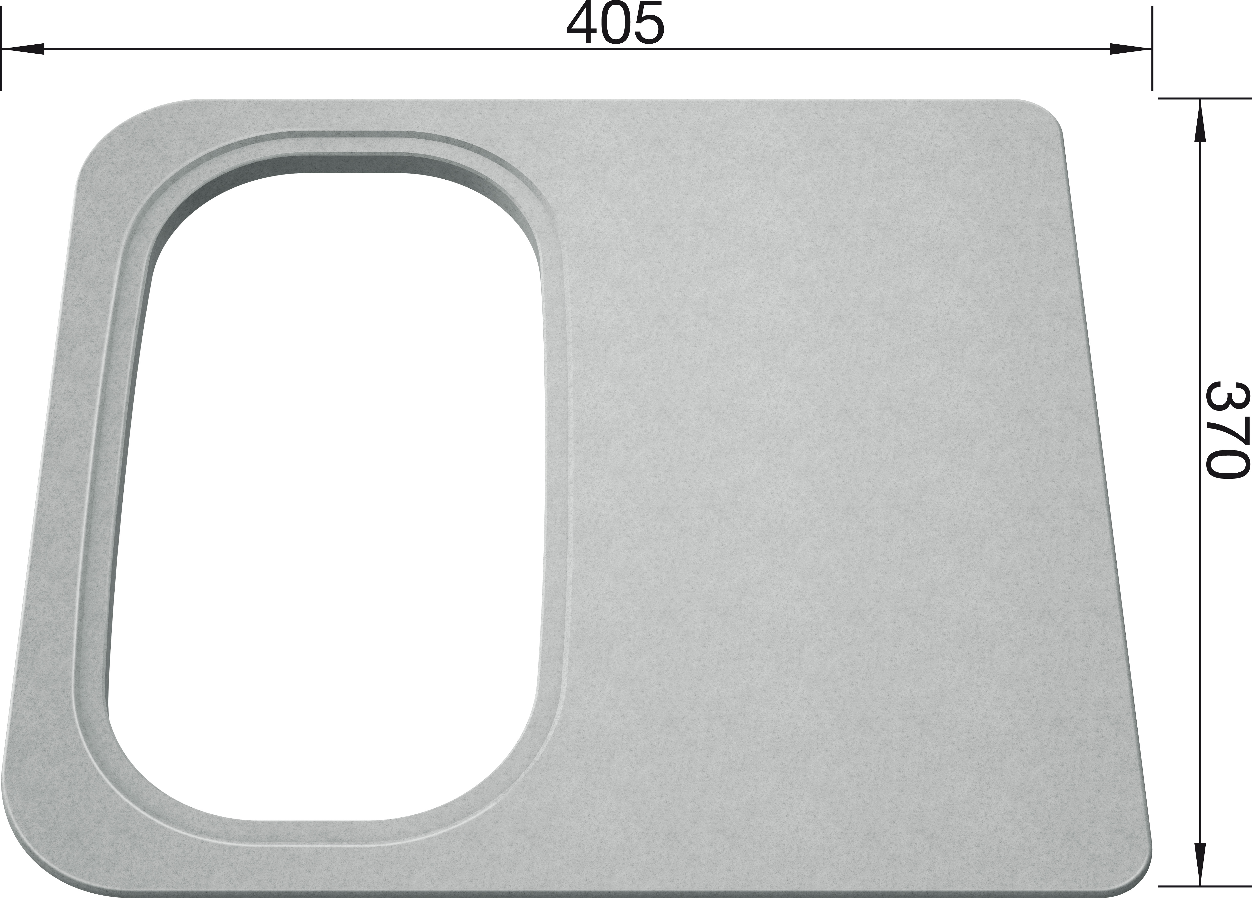 BLANCO Skærebræt kunststof DANA BLANCO Skærebræt kunststof DANA